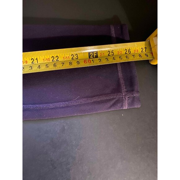 Lululemon Women 4 Black Purple Wunder Under Crop III Leggings - Picture 5 of 7